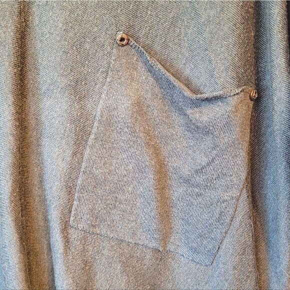 Kerisma Women's Green Over Sized Pocket Drop Shoulder Sweater Size S/M - Picture 5 of 5